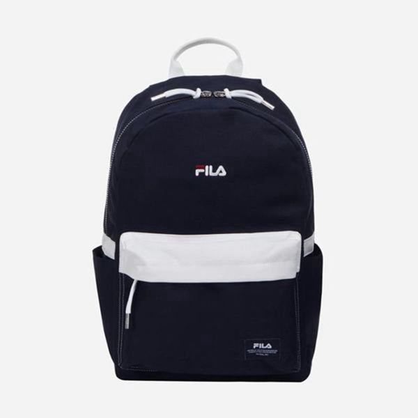 Fila Color Block Minimal Backpacks - Navy,NZ 972-31542